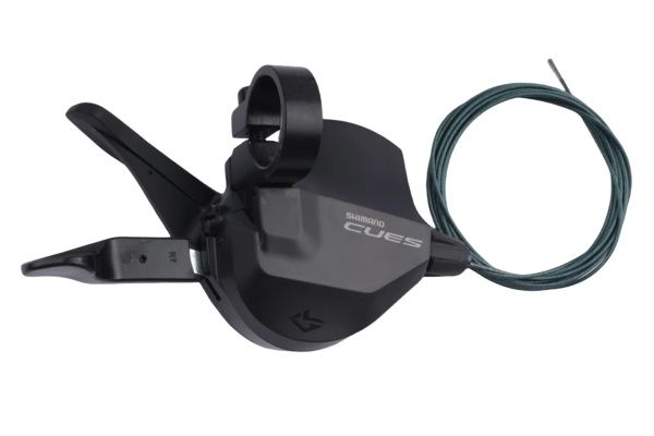 Шифтер SHIMANO CUESSL-U4000-9R,правый,9-передач,трос 2400мм,с индикатором,ASLU40009RC